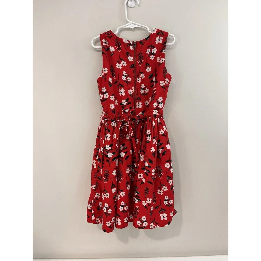 Carter's Red W/White Flowers Sleeveless Toddler Girls Size 8